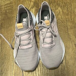 New Balance Women's Fresh Foam Roav V1 Sneaker, Pink/leopard print, 9 M
